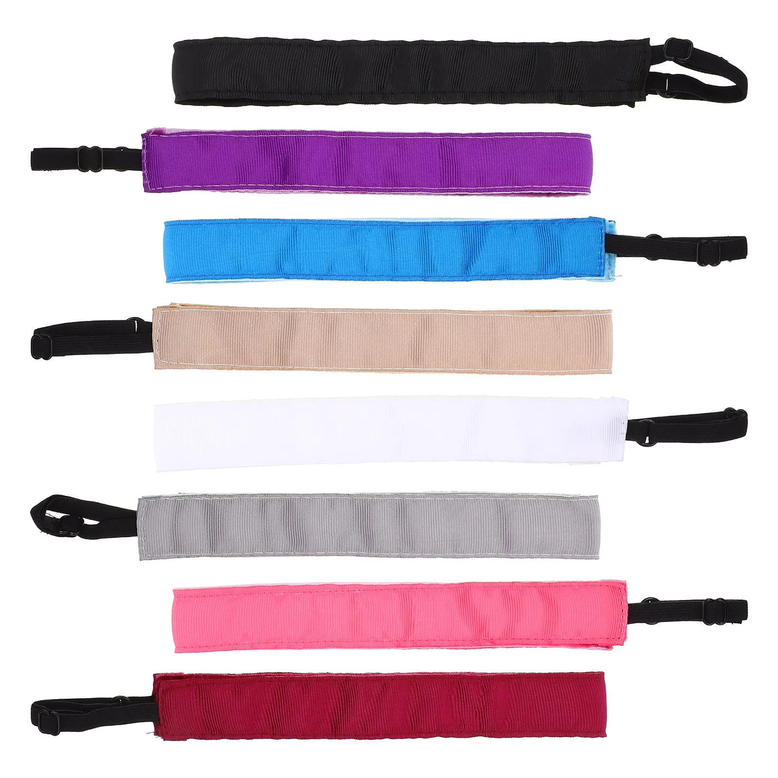 

Набор из 8 эластичных спортивных повязок на голову: впитывающие пот, нескользящие, для бега, йоги, фитнеса и тренировок для женщин