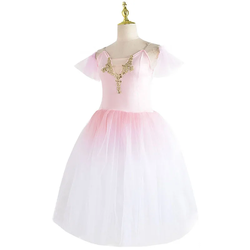 Professional Ballerina Ballet Tutu For Child Girls Adulto Dance Clothing Kids Vestido Figure Skating Dress Ballet Leotards