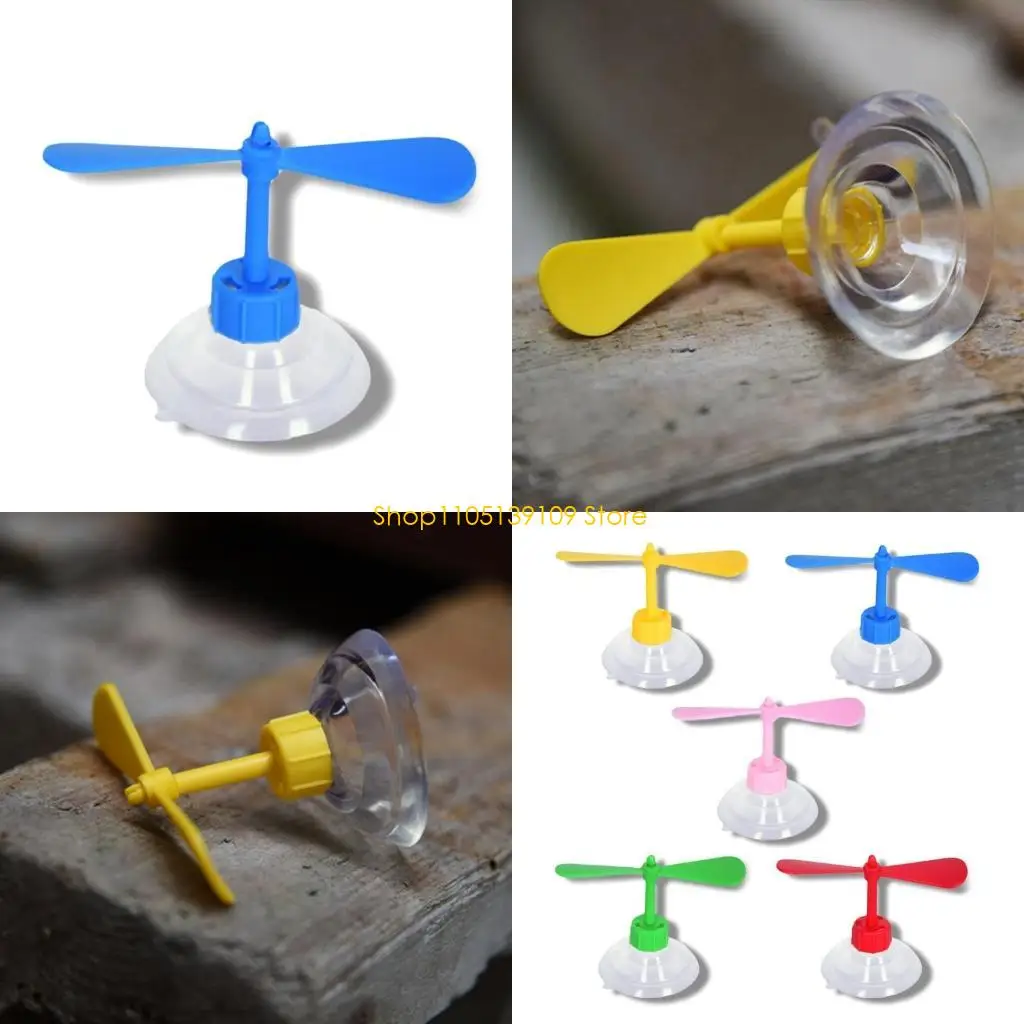 

P5ED Helmet Decoration Rotating Bamboo for E-bike Luminous