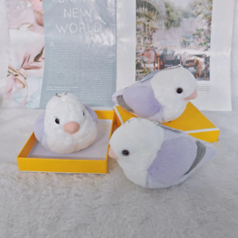 Nuovo Lovebird Pappagallo Alta Fedeltà Peonia Pappagallo Peluche Budgie Ciondolo Giocattoli di Peluche Animali Realistici Simulazione Bambola di Pezza Giocattolo