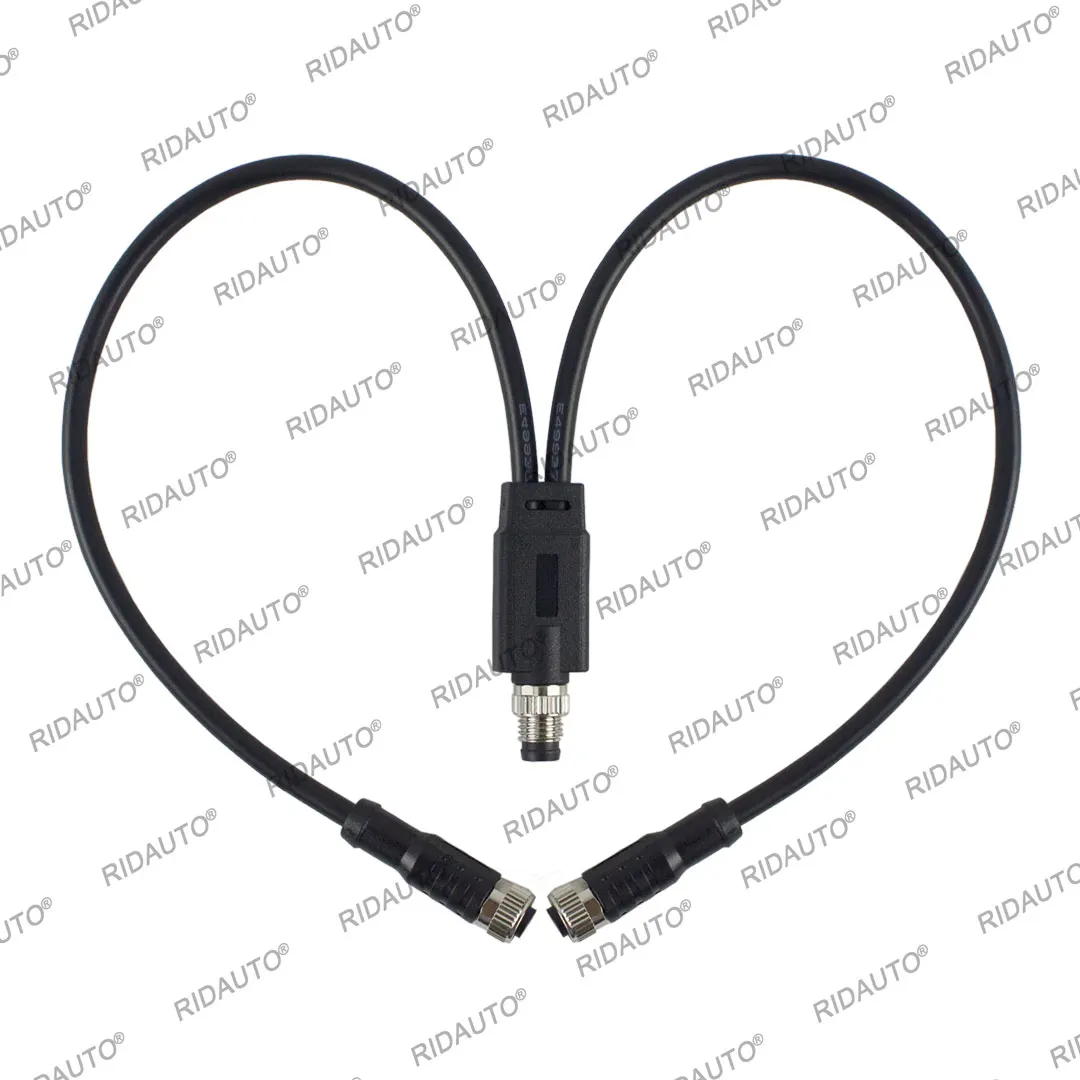 4 pins 300 mm Black IP67 additional sensors control M8 MultiControl Y-Splitter Cable Fit For Interroll Compatible MultiControl