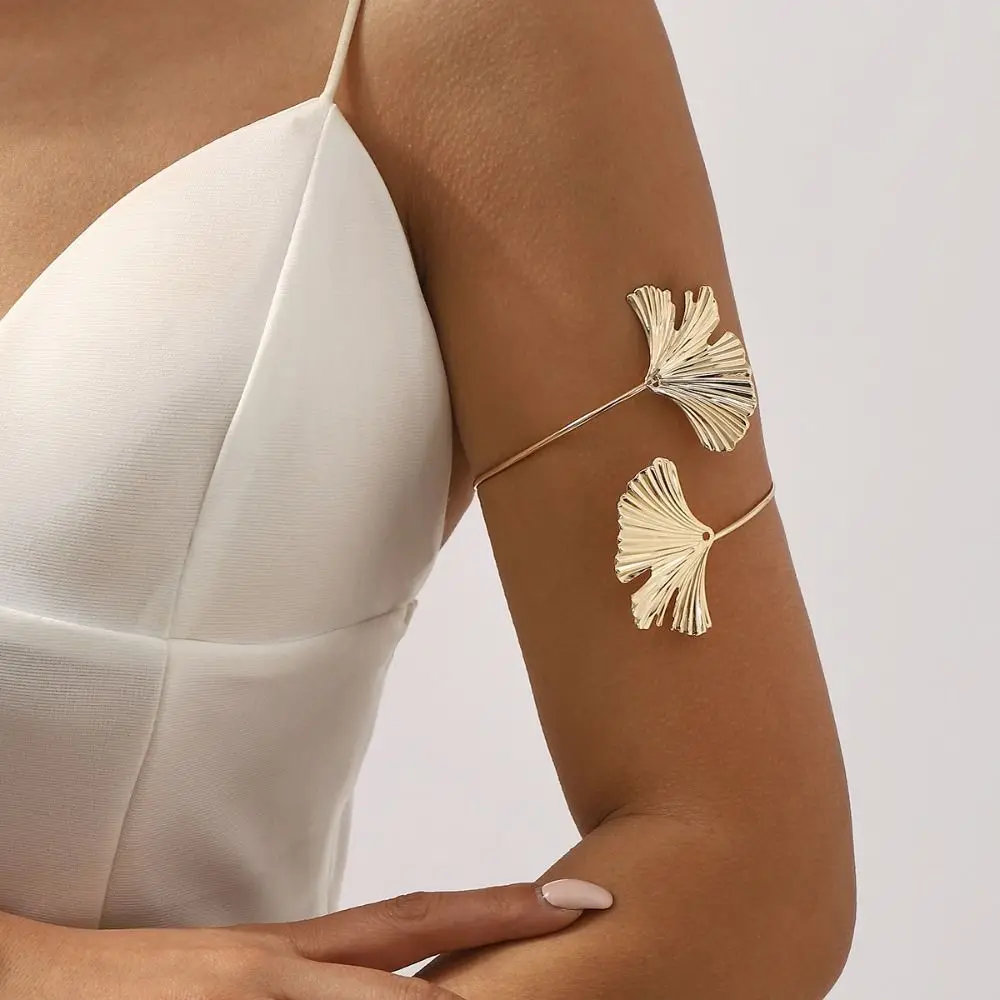 Гламурный металлический браслет на руку, многостильный регулируемый браслет с цветком, модный широкий открытый браслет в стиле ретро для вечеринки