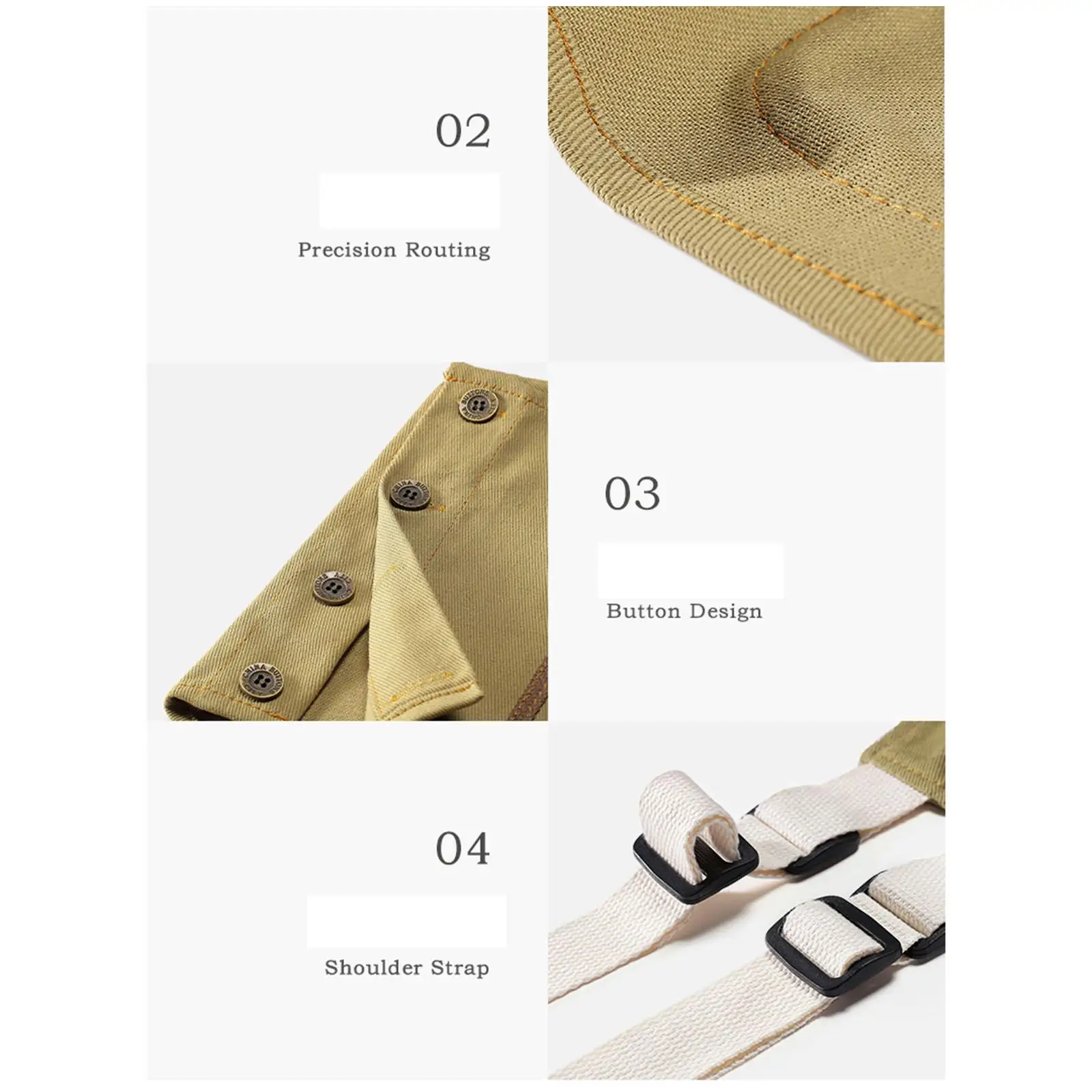 Work Apron Storage Pouch with Tool Welding Orchard Garden Pencils Pinafore for Hiking Hunting Shooting Fishing Camping