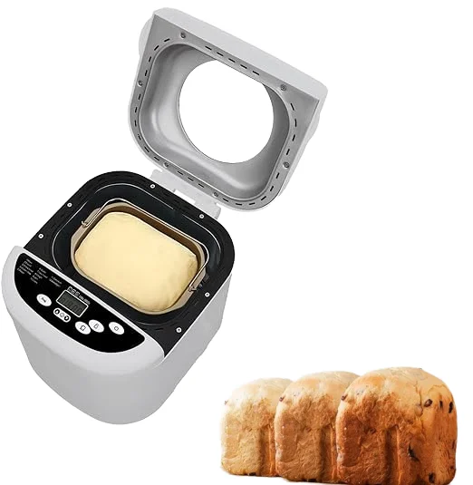 

Fully automatic multi-function electric stainless steel bread machine, compact AC220-240V/100-127V 700W