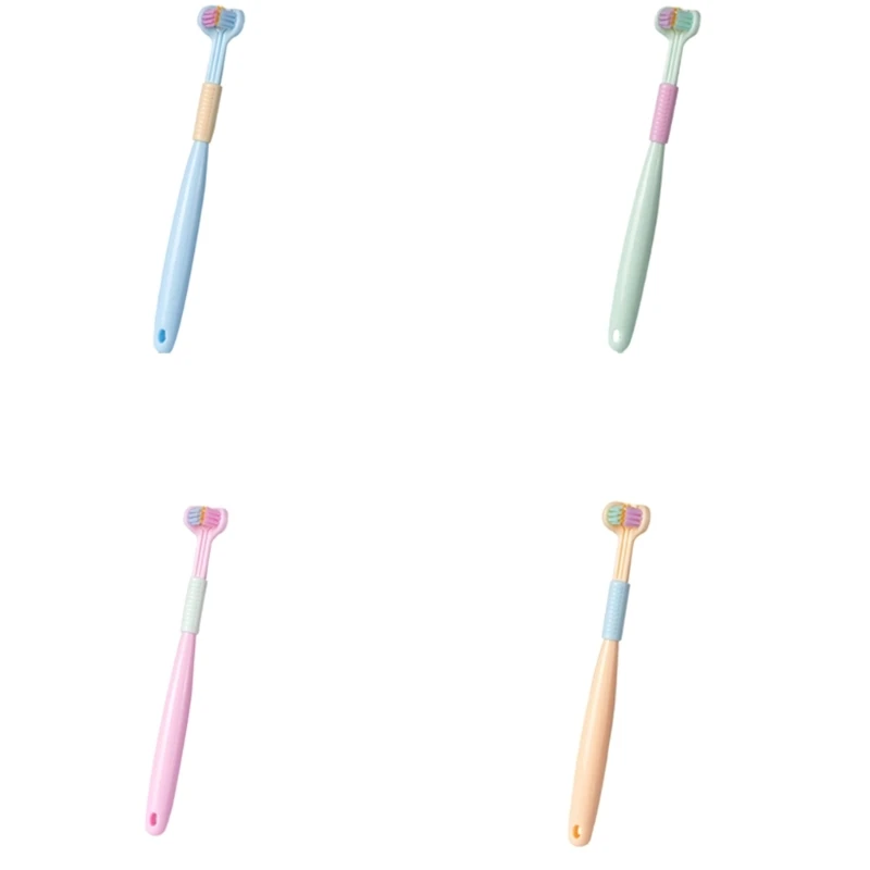 3 Sided Toothbrush Autism Toothbrush Great Angled Bristle Clean Each Teeth