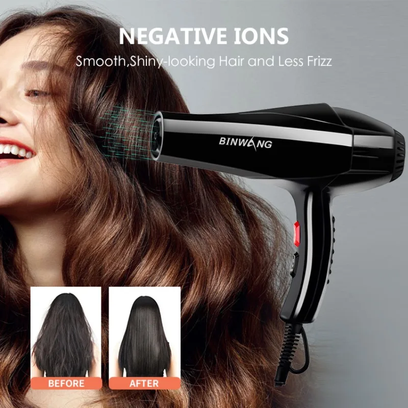 

Professional 2200W Salon Hair Dryer Strong Wind Fast Drying Styling Appliance for Barber Shops