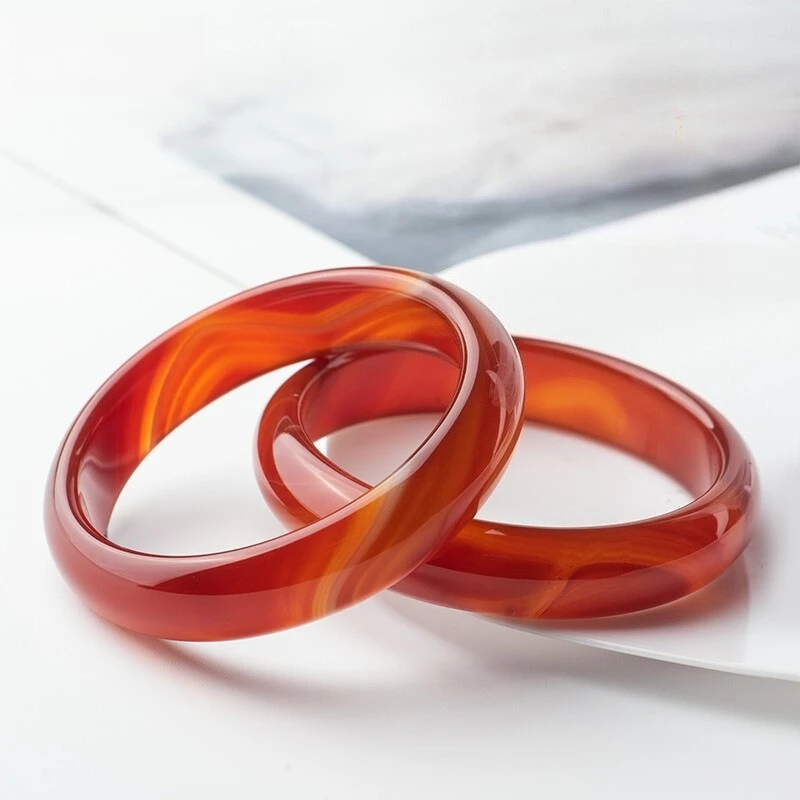 

New Natural Red Agate Bracelet, Classic Ethnic Style Jewelry