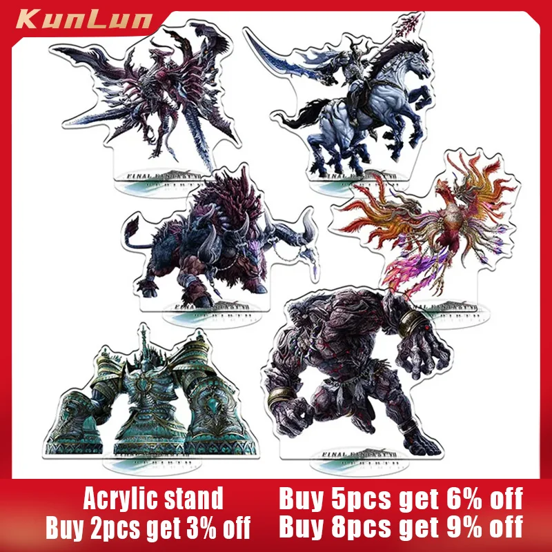 

16cm FF Fantasy Remake GF Acrylic Stand Game Peripherals Ifrit Figure Alexander Doll Phoenix Figur Desk Ornaments Toy Gift