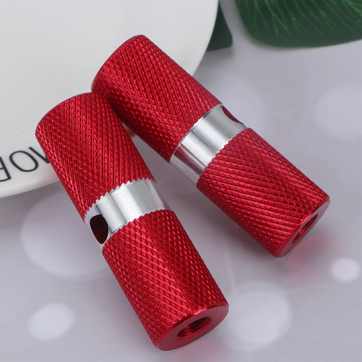 

Aluminum Foot Pegs For Mountain Bike Front Rear Axle Pedal Footrest Scooter Racing Bike Stand Not -Breaking