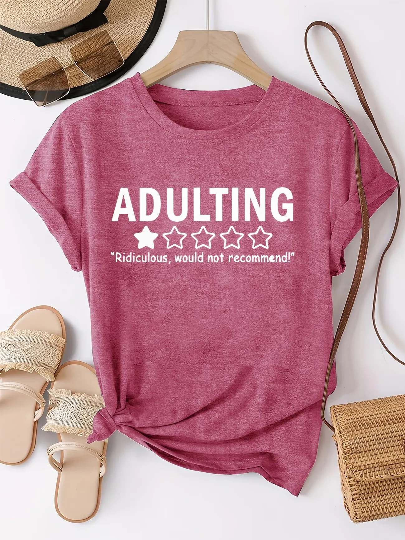 Fashion Summer Women Motivational Letter Print Short Sleeve T Shirt Round Neck Retro Tshirt Woman Daily Casual Tops