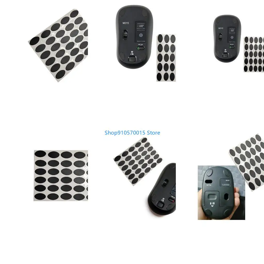 B95C 30Pcs Mouse Skates Pad Mouse Feet Control Mouse Low Glides Replacement for M215