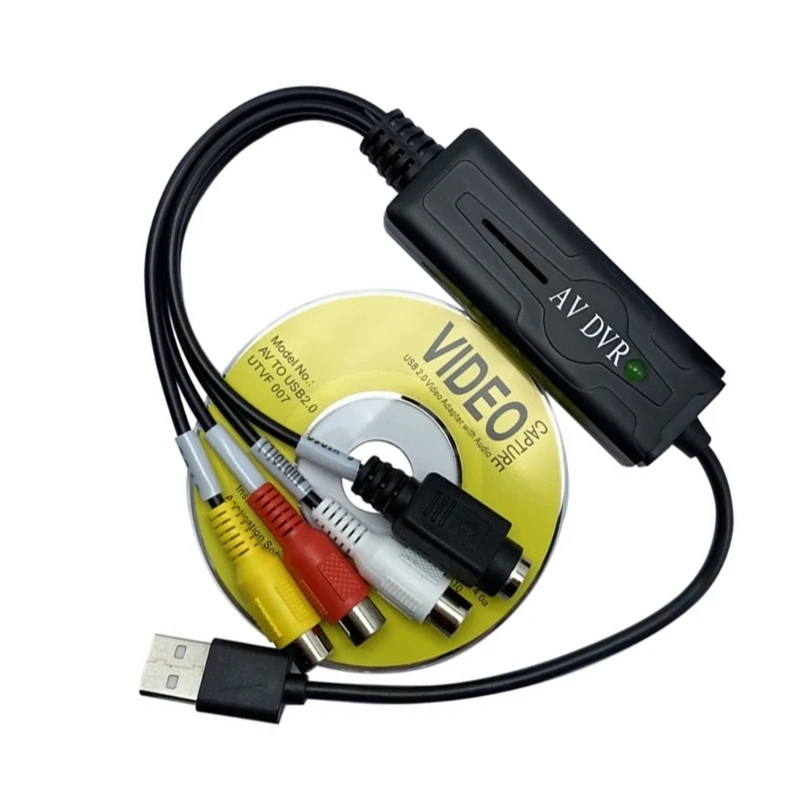 USB 2.0 Video Card USB to DVR Converters Portable Adapter Video Digital Converters Card for PC Laptop