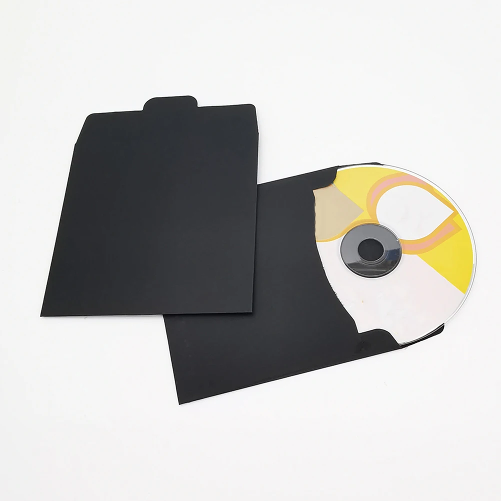 

50pcs Cd Envelopes Tear-Resistant Envelopes For Greeting Cards Storage Multi-Functional File Folder Small Lightweight Paper