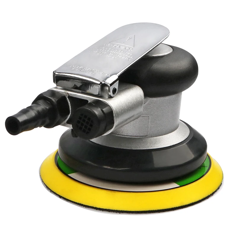 Car Polishing and Waxing Machine Pneumatic Sandpaper Machine Air-Powered Polisher Air Grinder with Dust Collection
