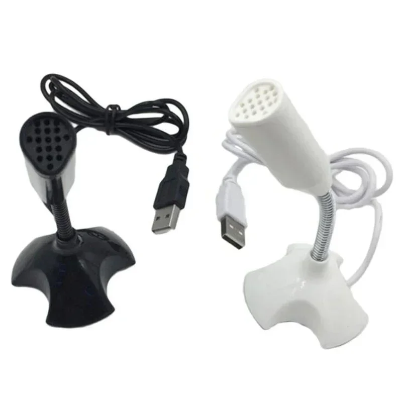 YUXINUO High Quality Adjustable USB Laptop Microphone Mini Studio Speech Microphone Stand Mic With Holder for Desktop PC