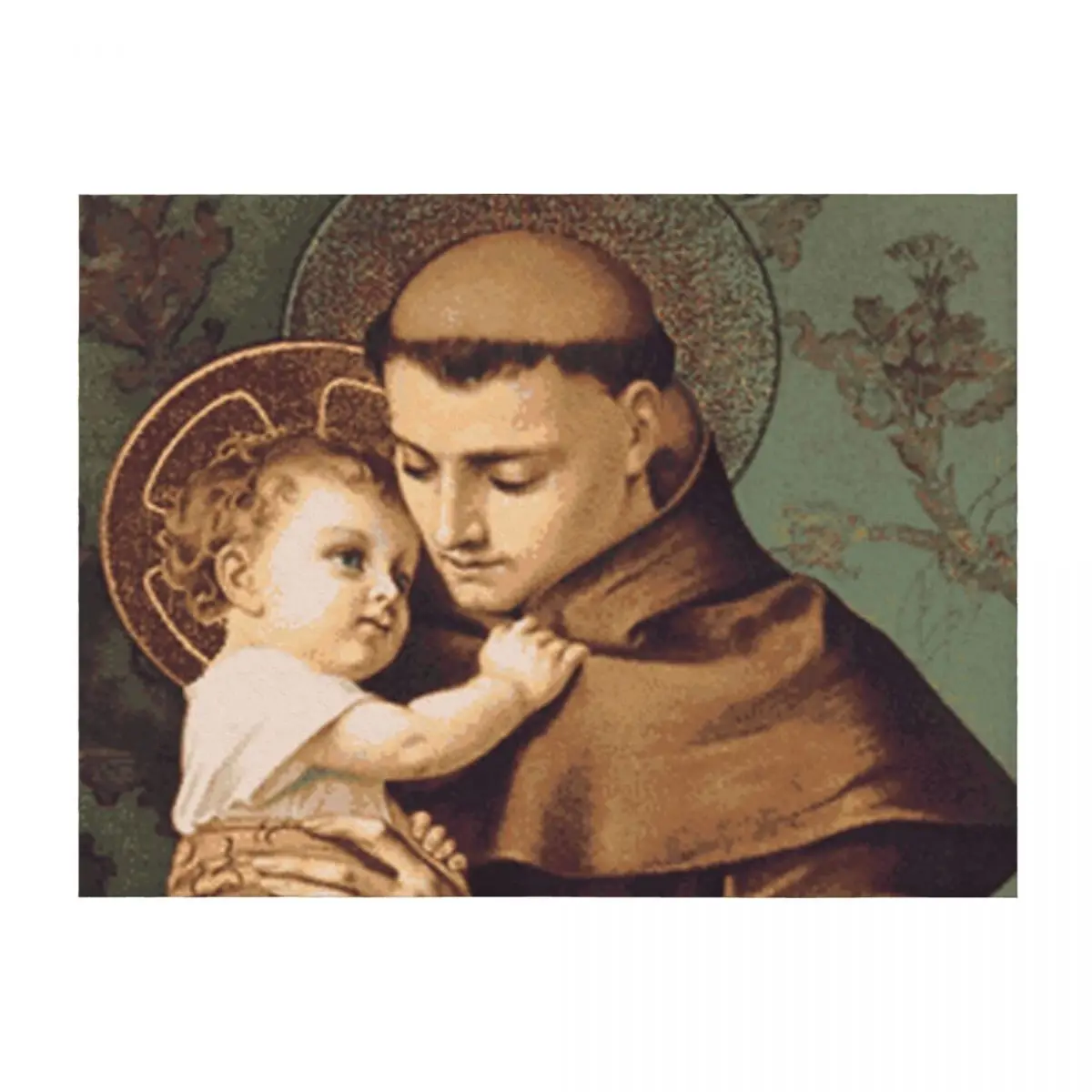 St Anthony of Padua Throw Blanket Sofa Throw Picnic bed plaid For Decorative Sofa Blankets