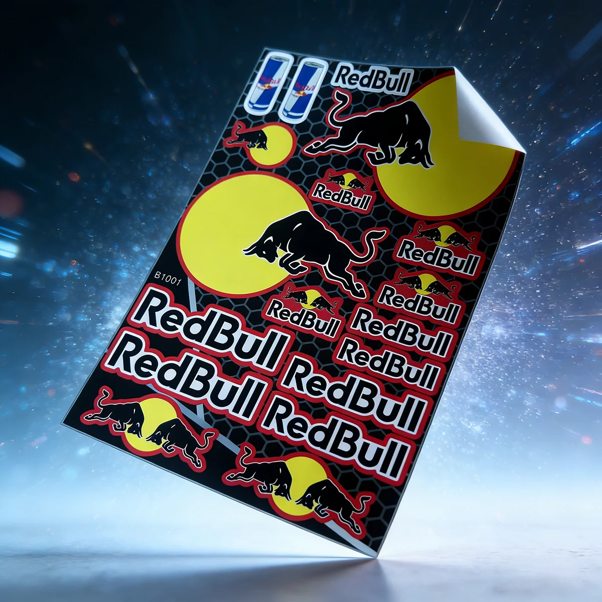 

Наклейка Red Bull Motocross, водонепроницаемая виниловая наклейка, устойчивая к царапинам, подходит для мотоциклетных шлемов, топливных баков, подходит для всех основных марок