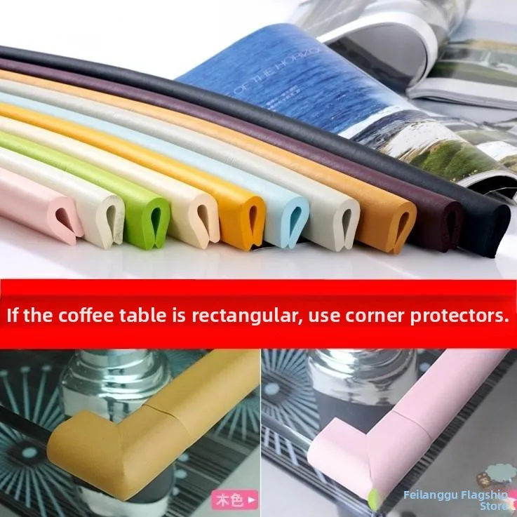 Arc Protective  Guard for Glass Table Tea Table Tile Protection Anti-Colion Strip Baby Se round Table Corner Prote...