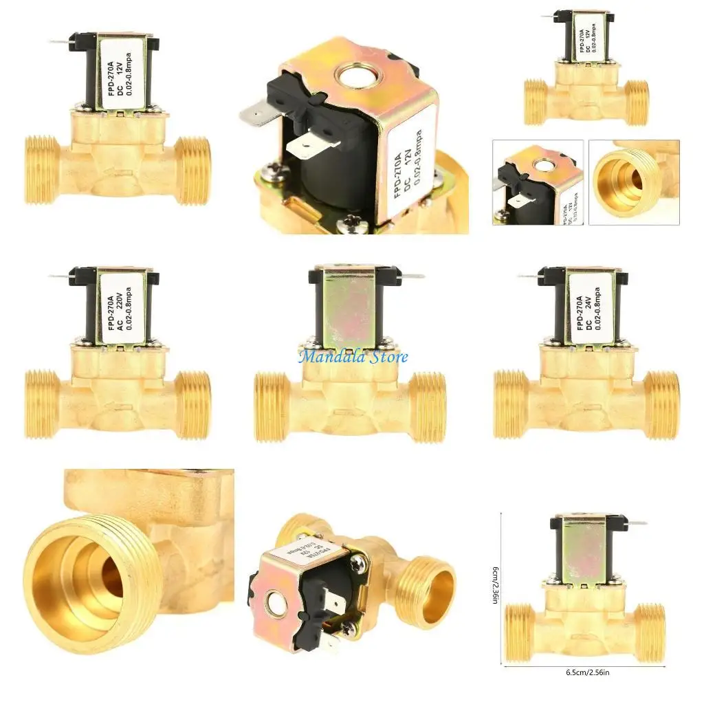 

Клапаны соленоидного клапана У2ДЖК нормально закрытые латунные для водяного клапана управления водой