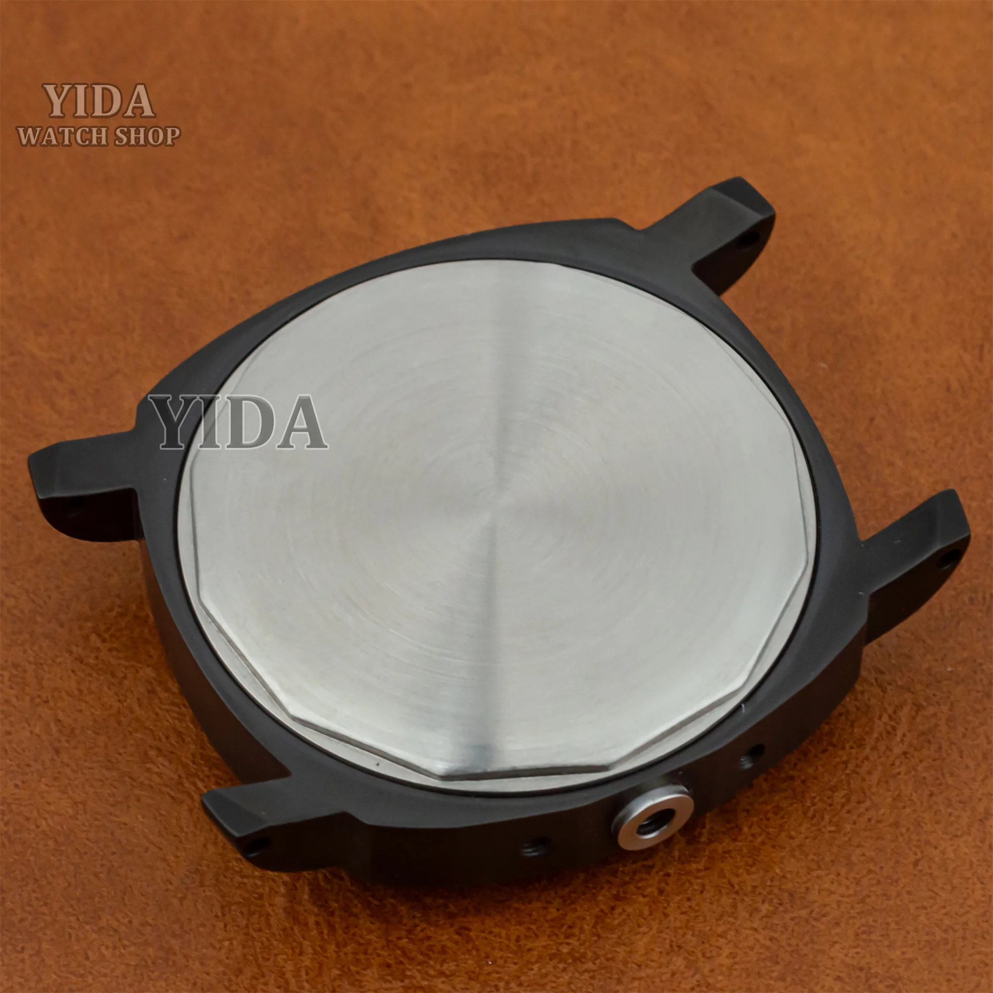 PVD Black Watch Crown Guard Uhrenzubehör für PAM 5218 Crown Guard 6497/6498/ST3600 Uhrwerk MOD Teile Reparaturwerkzeuge ersetzen