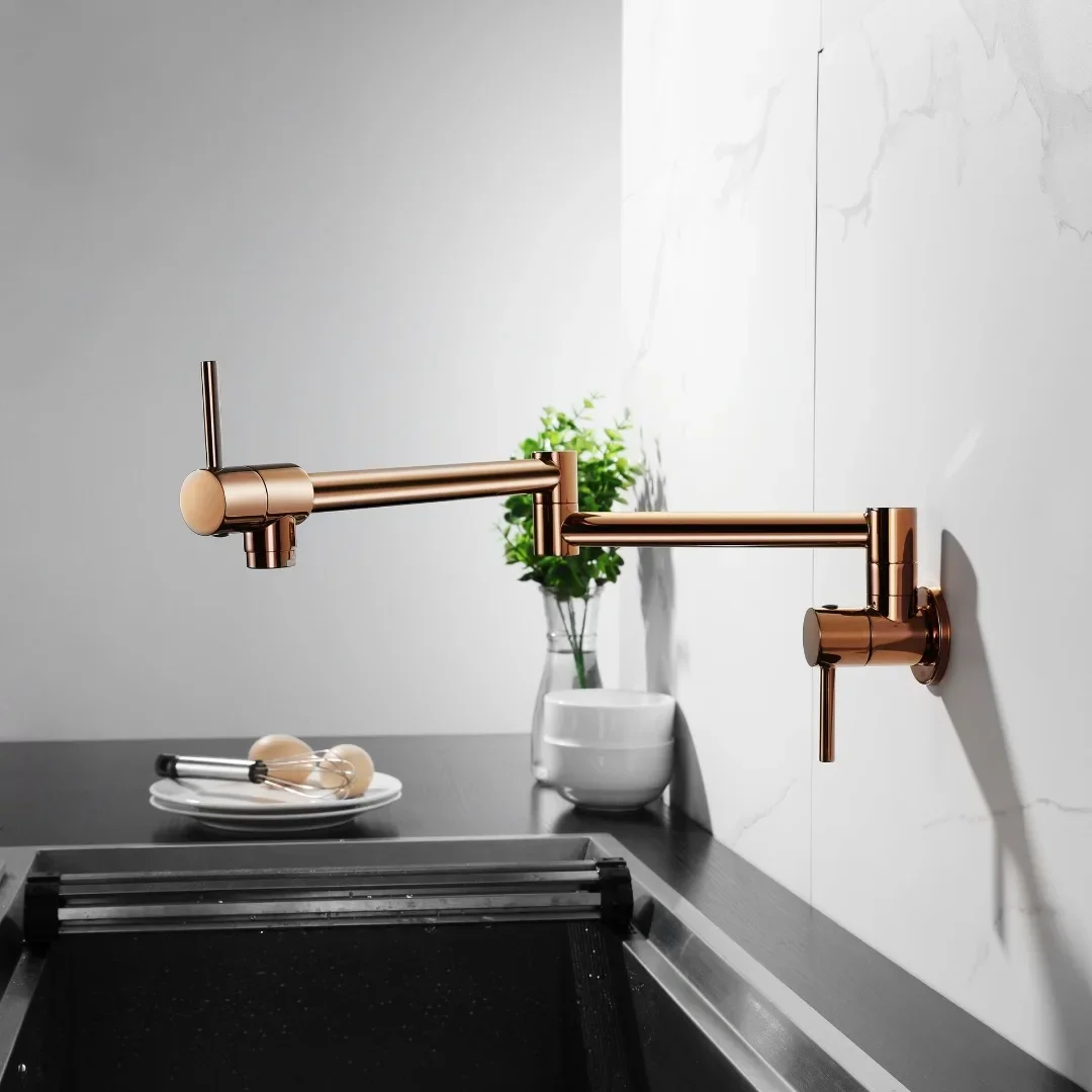 rubinetto-da-cucina-pieghevole-singolo-in-oro-rosa-estensibile-con-apertura-a-360-gradi