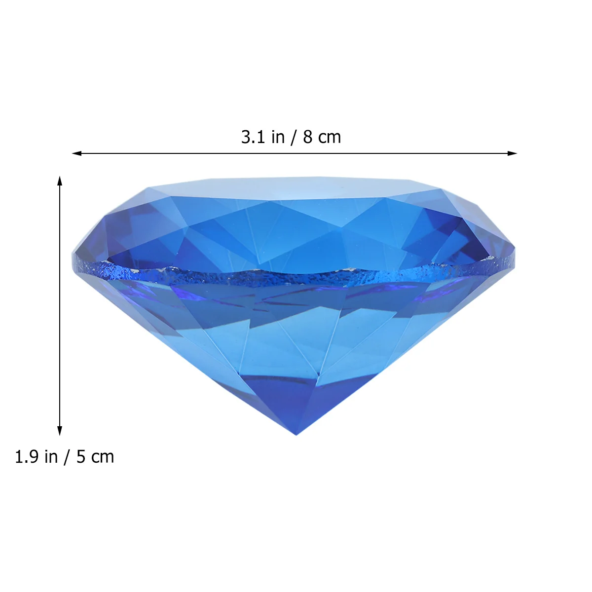 

2 шт. синие свадебные бриллианты декор 60 мм искусственный кристалл для дома свадебный душ романтические искусственные бриллианты искусственный бриллиант
