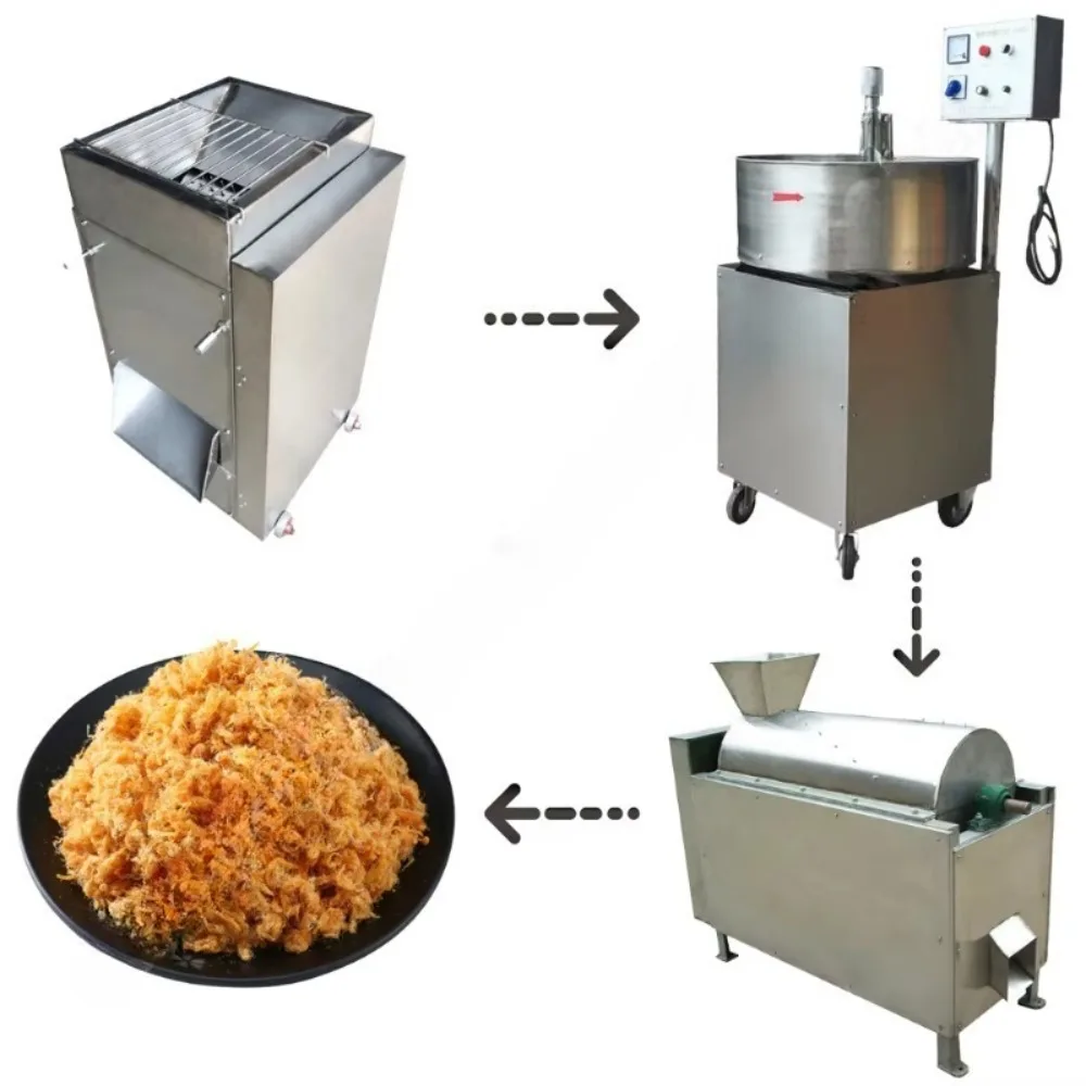 Bild 6: Schweinefleisch-Floss-Verarbeitungsmaschine Fleischfloss-Kochmaschine Fleischzerkleinerer
