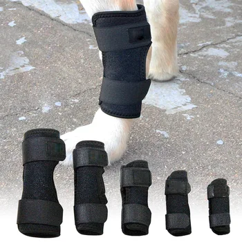 Pet Knee Pads Dog Arthritis Protector Cover Dog Leg Support Dogs Hock Joint Brace Protects Bandage Dogs Injury Recovery