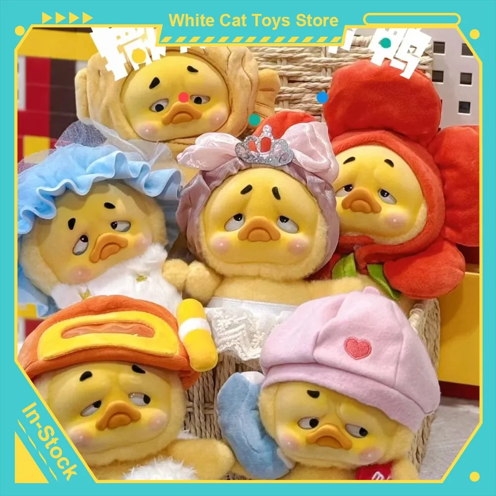 Upsetduck 2 Act Cute Duck Series Plush Doll Blind Box Toys Upsetduck Anime Action Figure Guess Bag Cute Doll Mystery Box