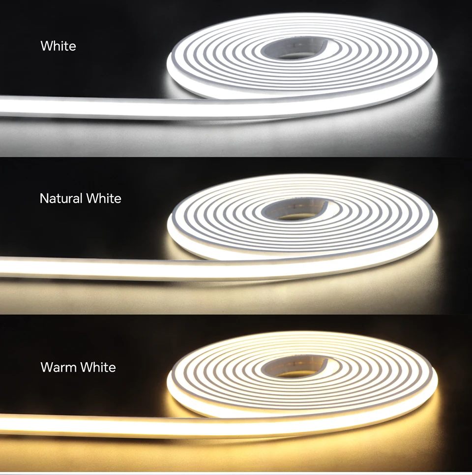 Selbstklebende COB-LED-Unterschranklampe, Küchenleuchte, Touch-dimmbar, Silikagel, Neonlichter, Klebeband, 2 m, 3 m, 5 m, 10 m, Dekorbeleuchtung – Detail 8