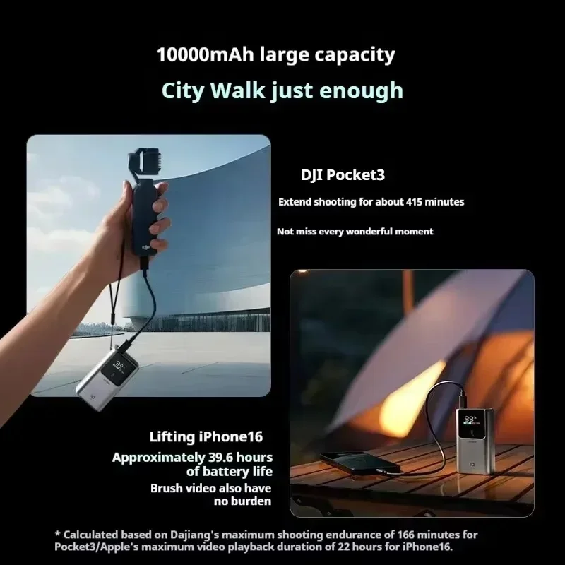 CUKTECH 10 Mini Power Bank 55W MAX 10000mAh High-Capacity Digital Display Power Bank Portable Fast Charging Chargers Original