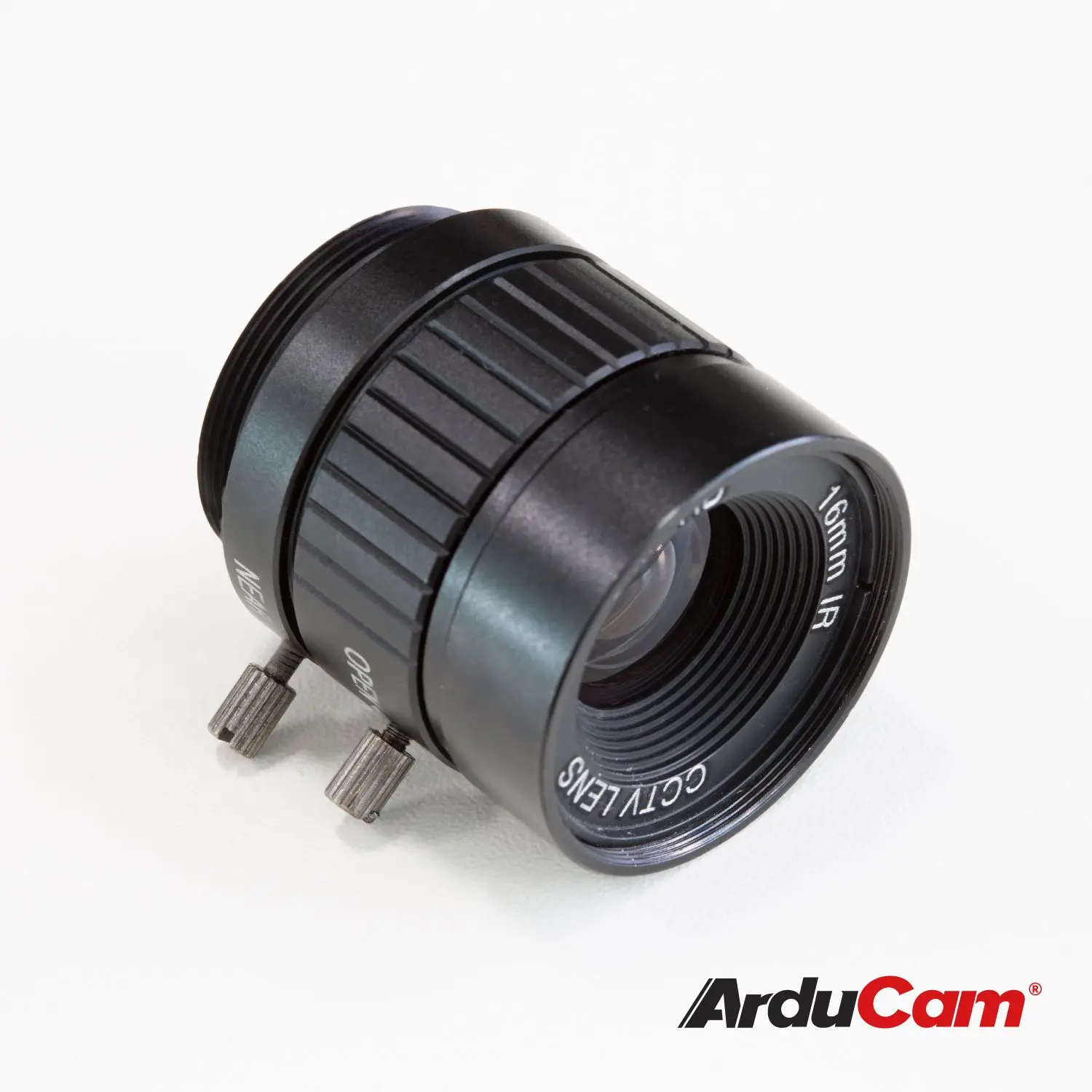 Arducam CS-Mount Lens for Raspberry Pi HQ Camera, 16mm Focal Length with Manual Focus and Adjustable Aperture