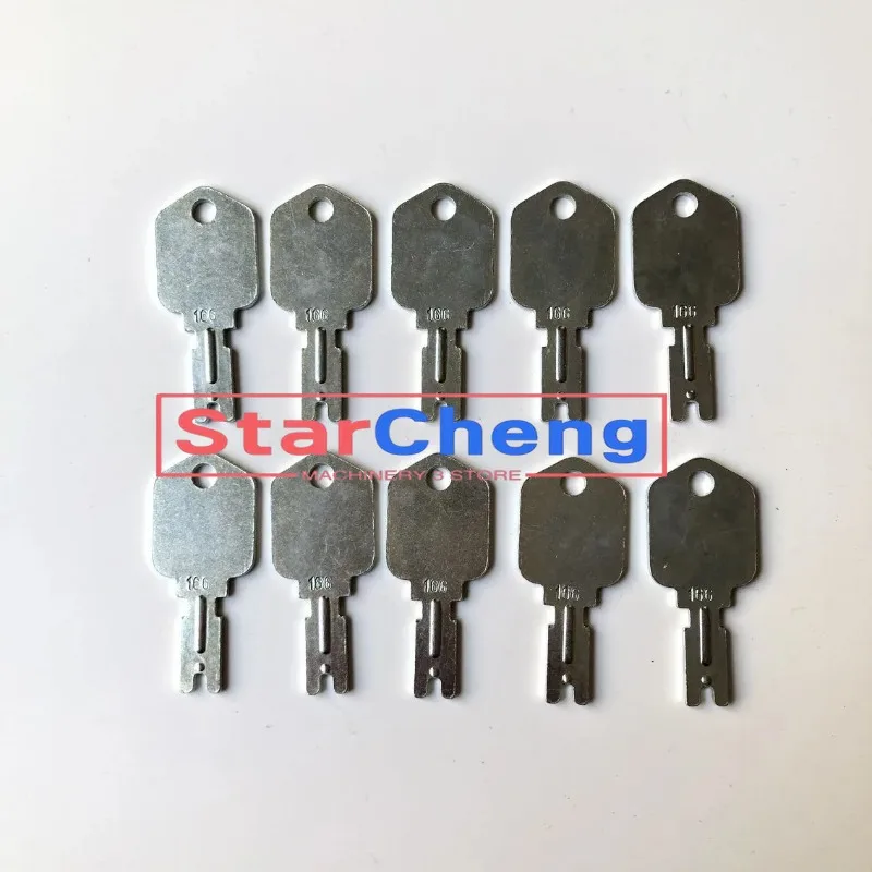 

for Pollak Clark Yale Hyster For Komatsu Mustang Gradall Gehl for Daewoo Doosan A214062 5133504 10 PCS 166 186304 Forklift key