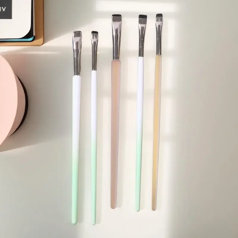 1 pz Maniglia sfumata Spazzola piatta Ciglia permanenti Strumento per sollevamento ciglia Ciglia Perm Rod Applicatore per ciglia Strumenti e accessori per il trucco