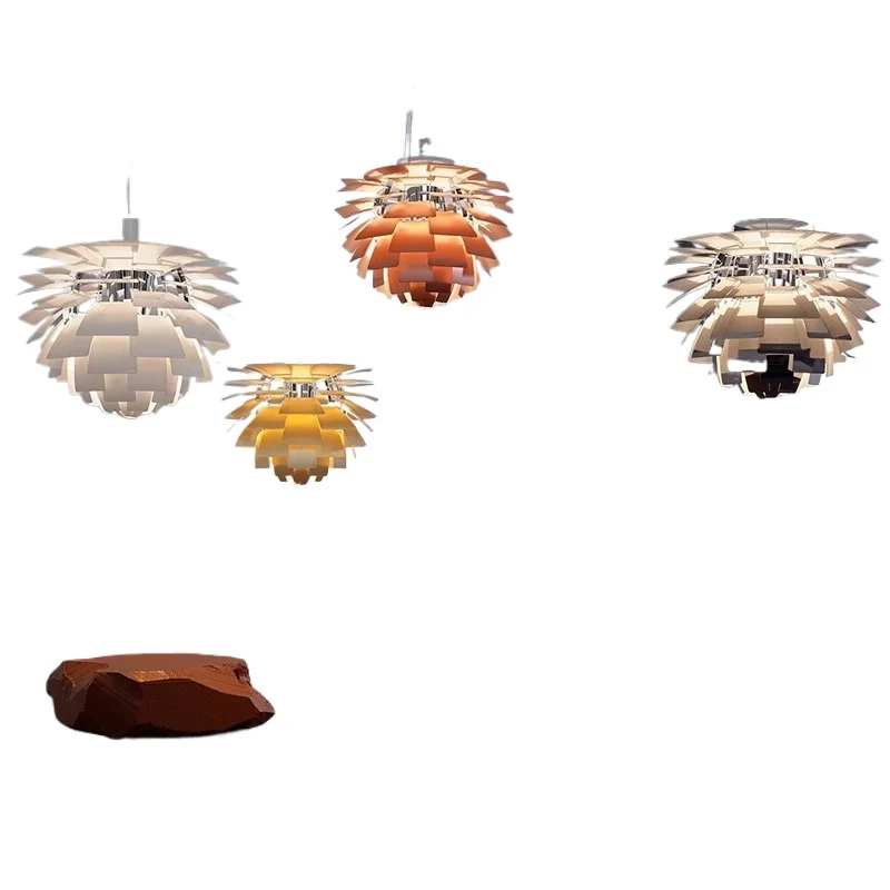 

Pine cone chandelier Nordic living room restaurant villa hotel Art decoration lamp