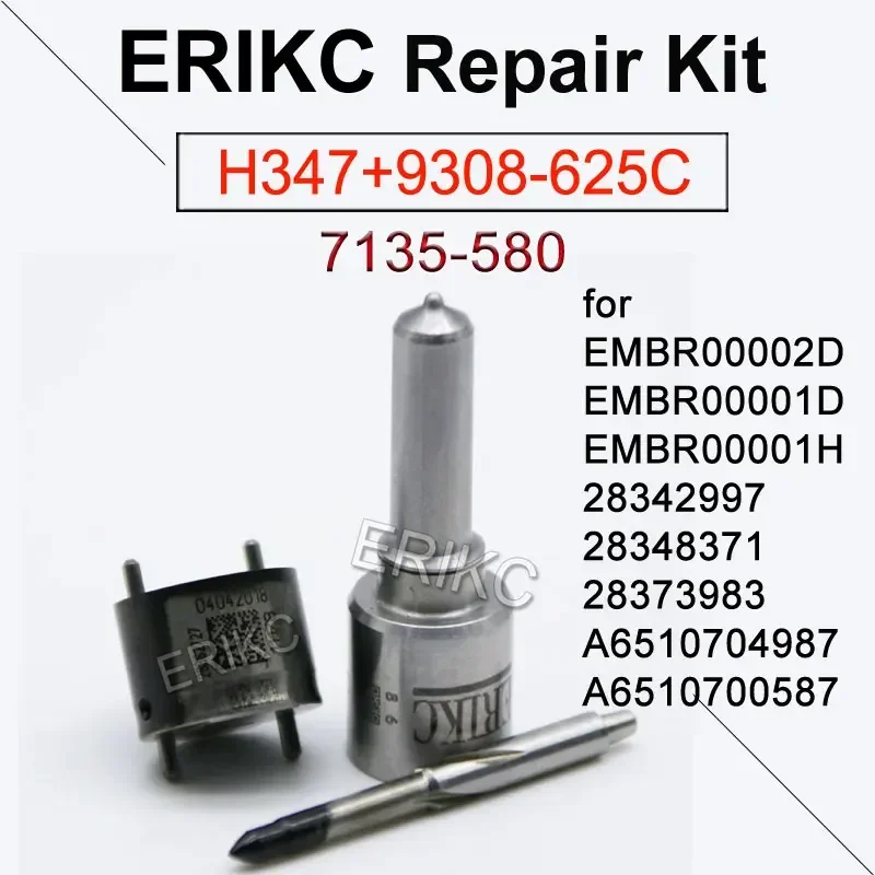 

Overhaul Repair Kits 7135-580 Diesel Nozzle H347 L347PBD Control Valve for Mercedes Common Rail Injector EMBR00002D EMBR00001D