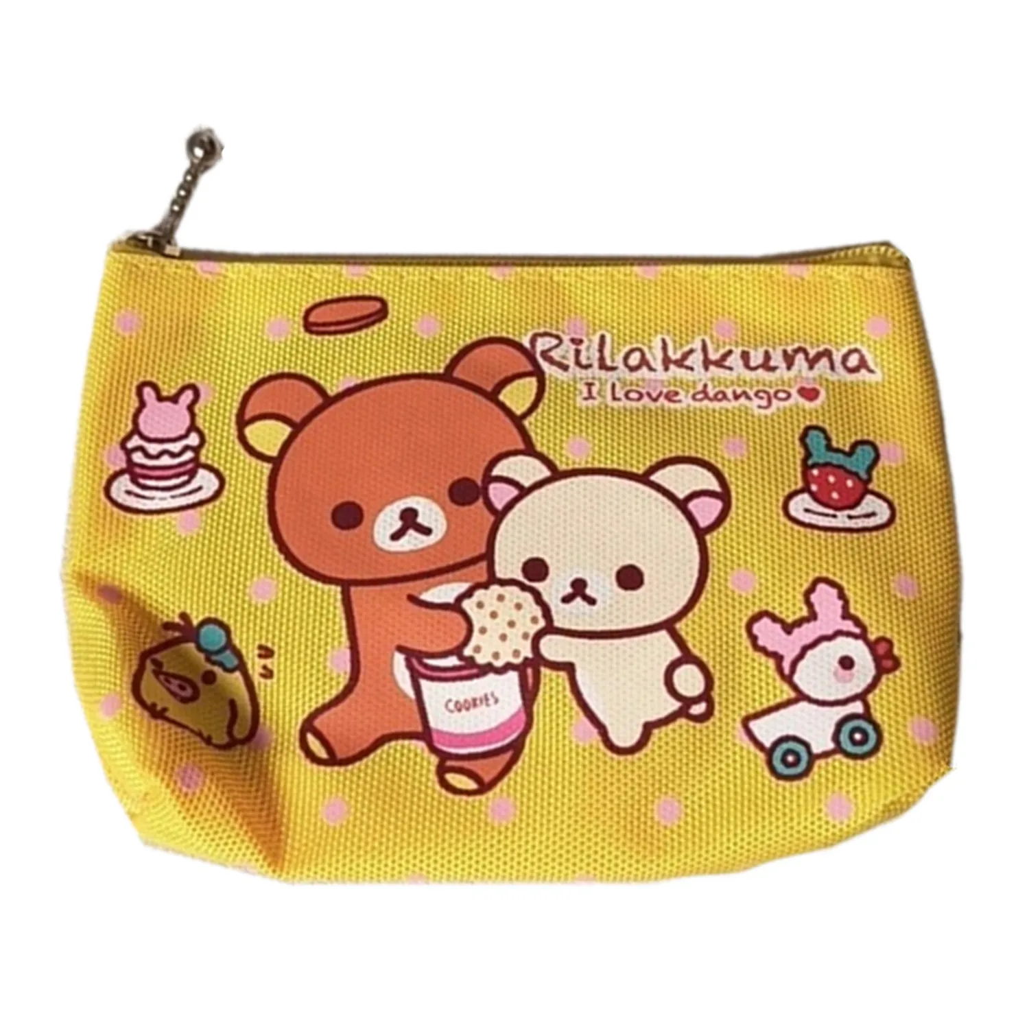 

New Kawaii Rilakkuma Bear Children Coin Purse Case Small Wallets For Women