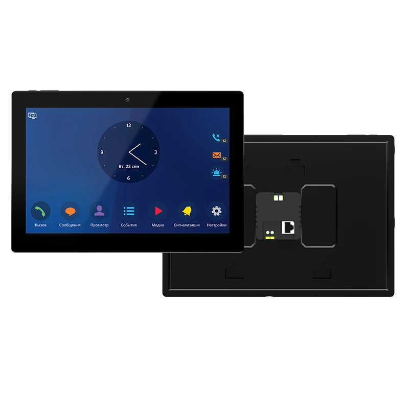 [Surge in Orders]10.1 Inch Landscape Wall Mount Android 11/Linux Wifi PoE Smart Touch Panel for Home Automation Hotels