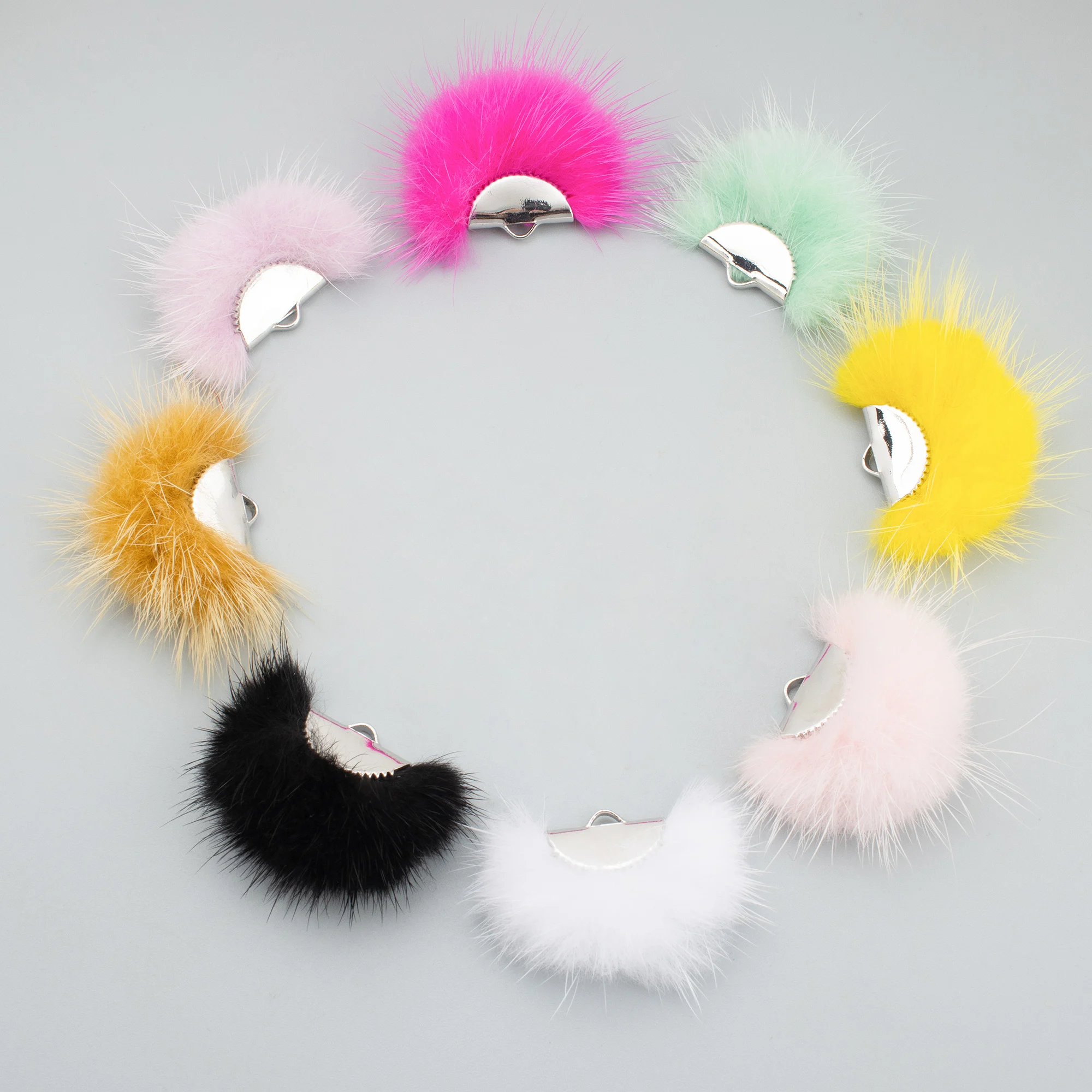 GUFEATHER 10pcs/lot,L199B,tassels,real fur mink,jewelry accessories,handmade,earrings accessories,jewelry making,diy earrings view 2