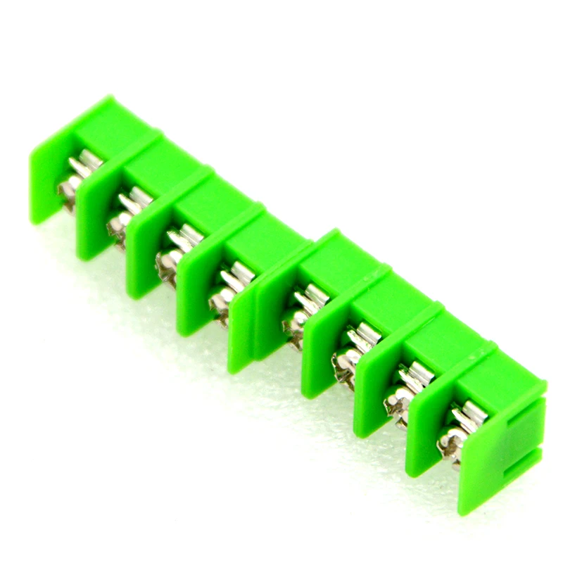 GONGFENG 100pcs NEW 7.62-4PTerminal Connector 7.62mm pin Fence Type Pitch Splicing Special Wholesale Shipping to Russia