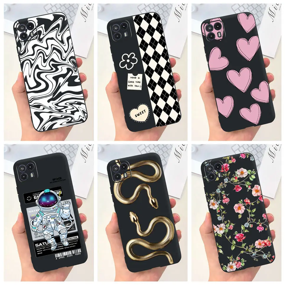 Para cubierta Motorola Moto G50 5G Funda mate máscara de teléfono con patrón impreso suave silicona líquida parachoques Capa Funda Motorola G50