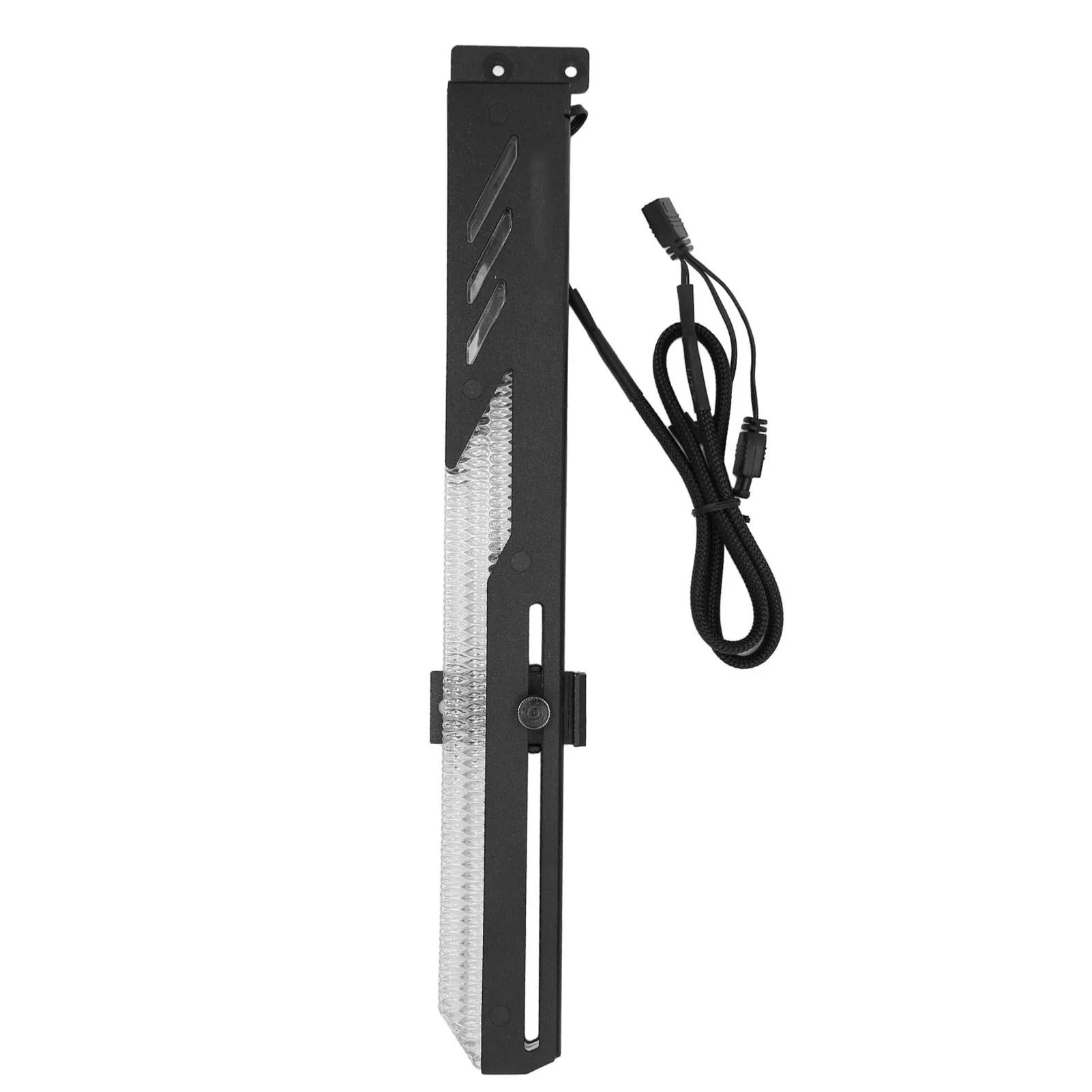 GPU Support Bracket ARGB 3Pin 4Pin Sliding Adjustable Easy Installation GPU Holder for Desktop Graphic Card Support