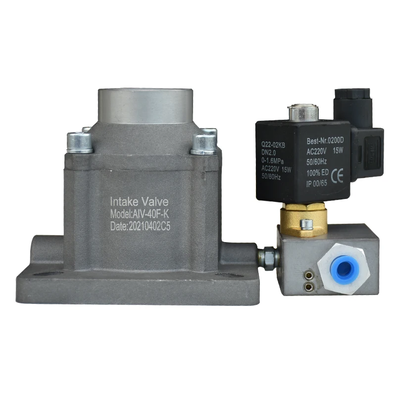 

Aishan Screw Machine Intake Valve BMVF22 37 55 KW Air Compressor Solenoid Valve BK15-8 Intake Valve Accessories