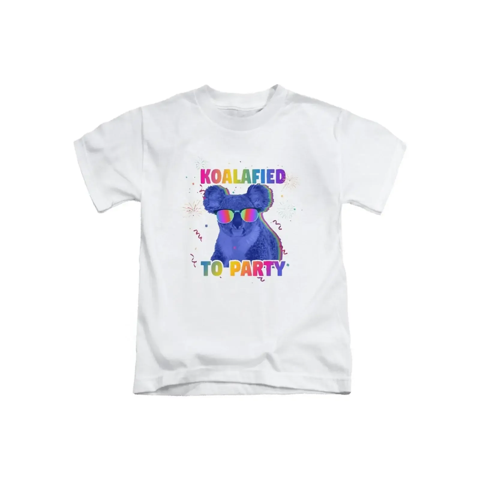 Koalafied To Party Erwachsene T Shirt Fun Koala Meme Motto Lustig Top vintage Washed Casual Stylish Top For Everyday Wear