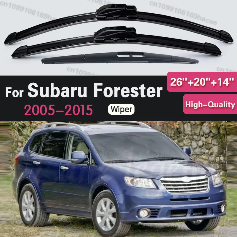 

Car Front Rear Wiper Blade For Subaru Forester 2005 - 2015 2012 2011 2010 2009 Accessories Windshield Windscreen Window Brush