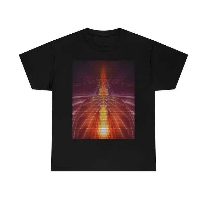 Psychedelic Glitch Architecture TShirt, Trippy Dark Surrealism Architecture Tee, Surreal Dystopian Architecture Shirt