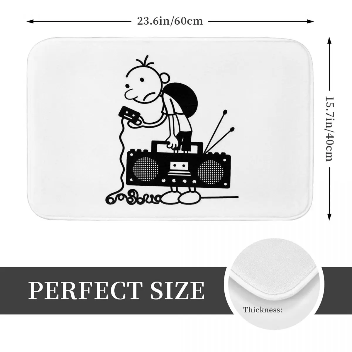 Diary Of A Wimpy Kid Group Non-slip Doormat Floor Mat Dust-proo Carpet Rug for Kitchen Entrance Home Living room Footpad Mats