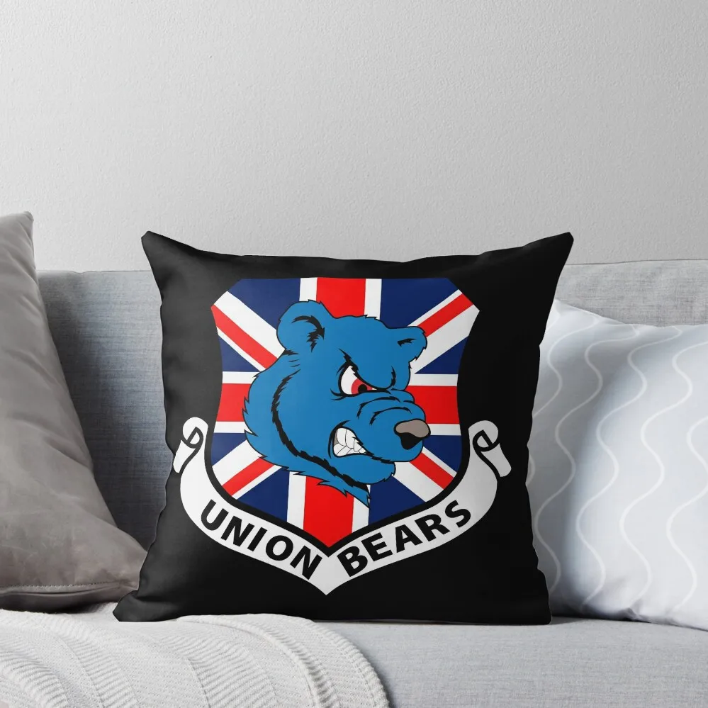 

Union Bears - Ranger Ultras Throw Pillow Cushions Cover Sofa Decorative Covers pillow