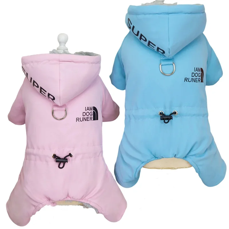 Winter Warm Pet Dog Jumpsuit Waterproof Dog Clothes for Small Dogs Chihuahua Jacket Yorkie Costumes Shih Tzu Coat Poodle Outfits