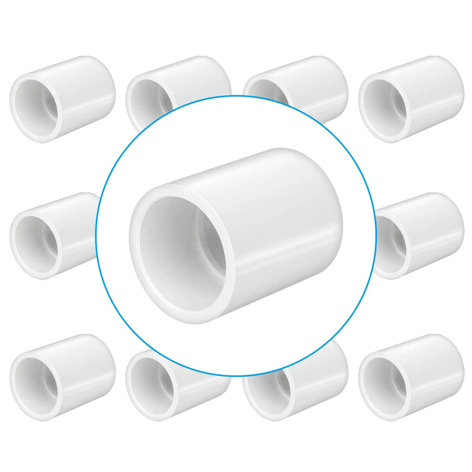 

LESSO, 20 шт., 1 дюйм, переходник для труб из ПВХ, фитинги для труб (S x S), расписание 40, сверхмощные 1-дюймовые скользящие соединители из ПВХ для DI